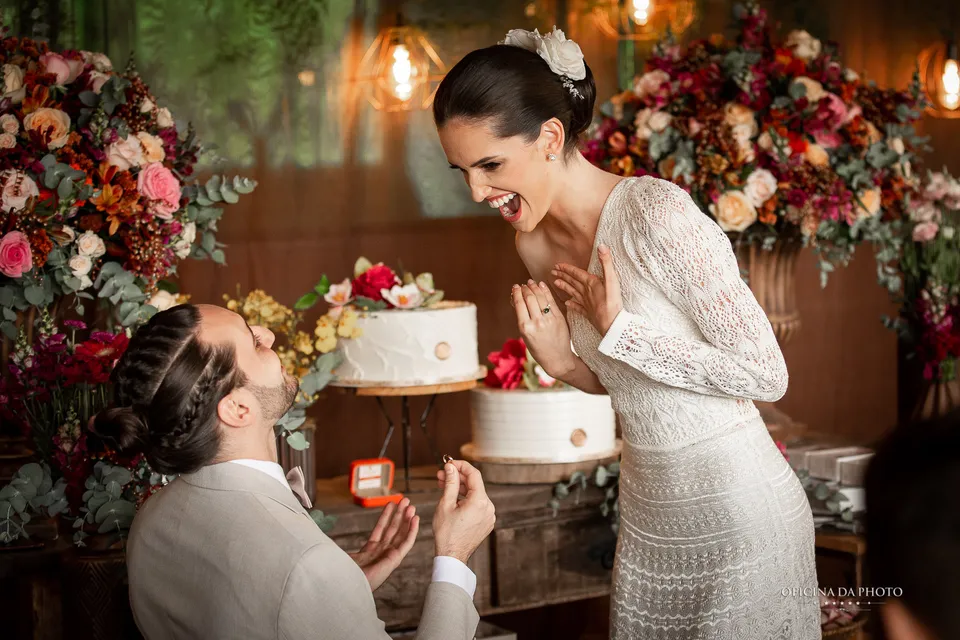 Mini wedding de Victoria e Pier, sítio particular em Jundiaí SP — foto 22