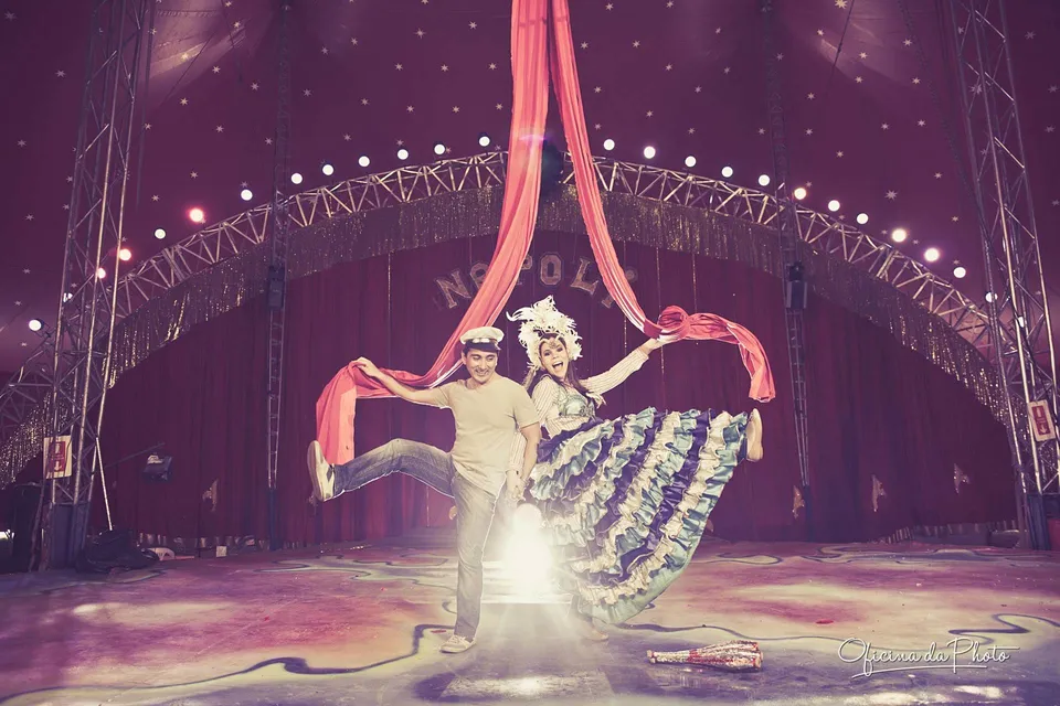 Pre wedding de Fernanda e Paulo, Circo di Napoli, São Paulo SP